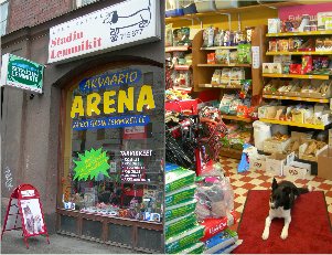 Akvaario Arena shop